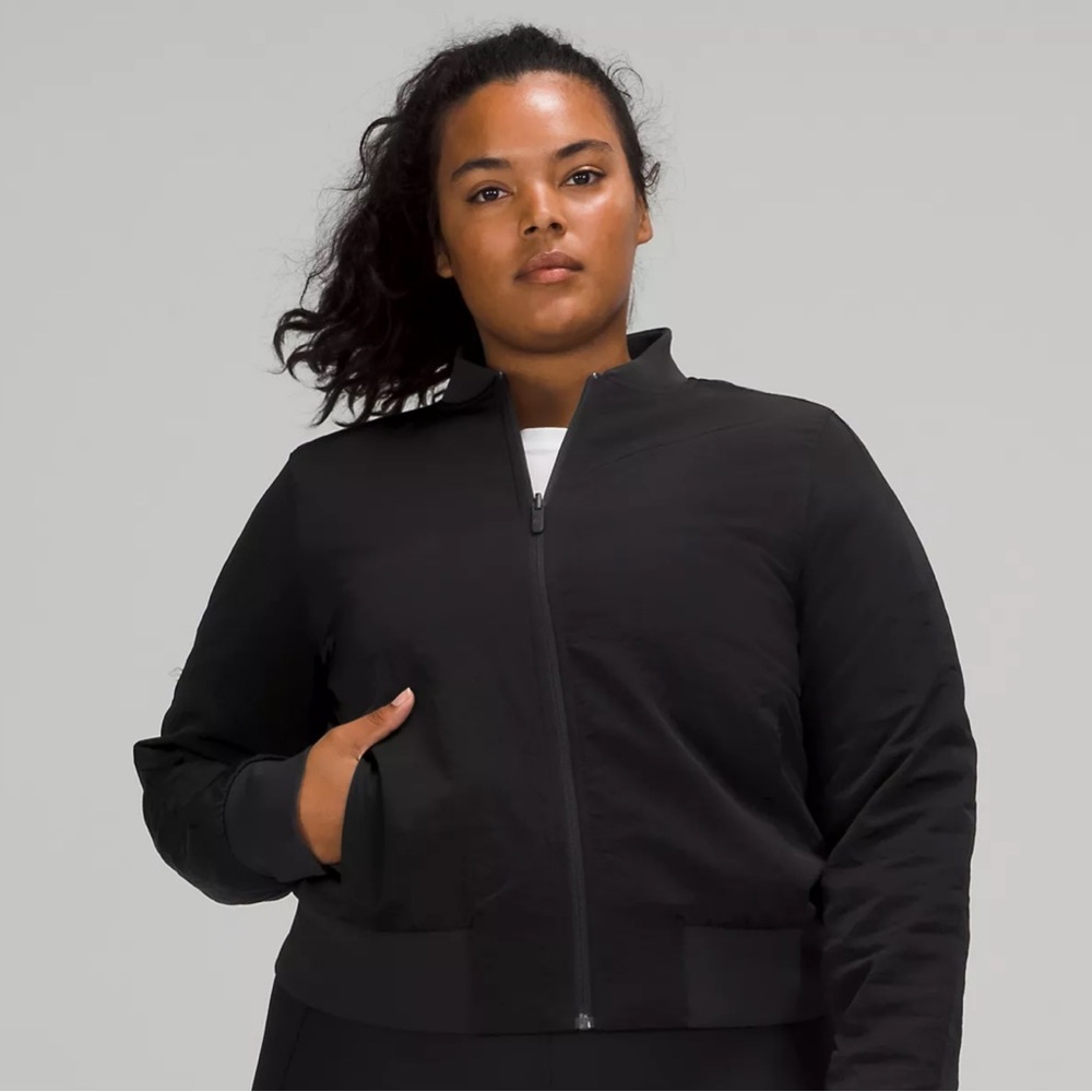 lululemon non-stop bomber jacket